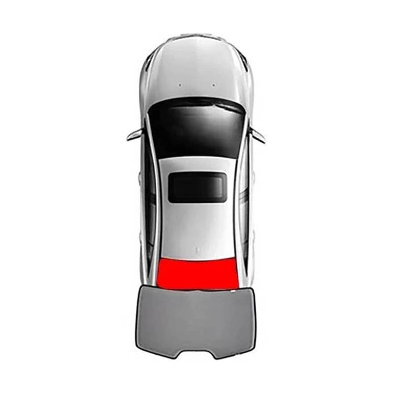 Sonnenschutz Fenster Innen für BMW Old X6 E71 2008-2015, Magnetischer Uv-Schutz Auto Sonnenschutz Baby, Atmungsaktives Mesh Blockiert Hitze Blendung,C/1pcs Rear Window von KPIRXO