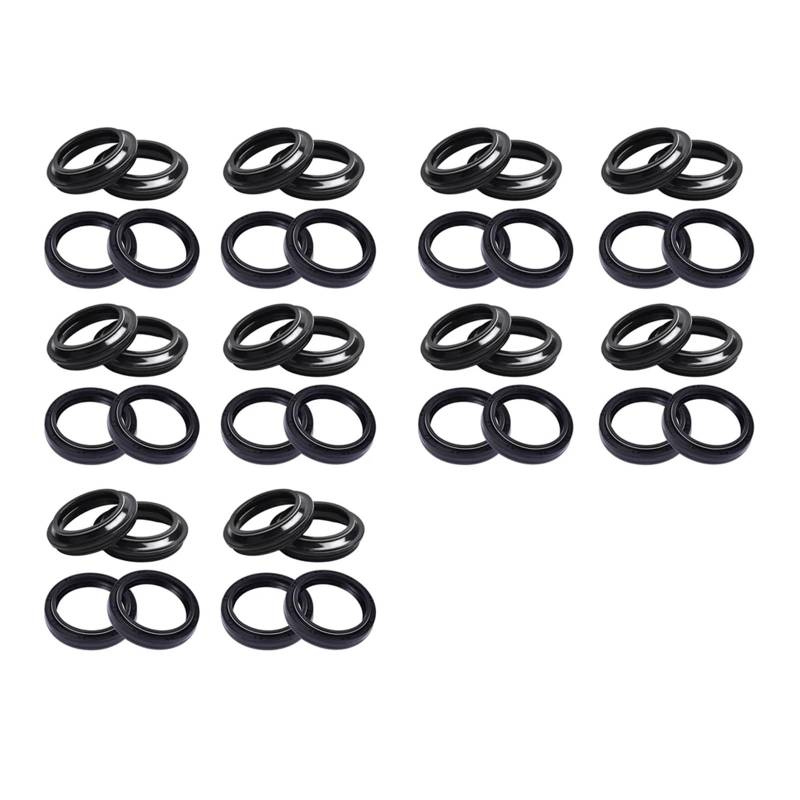 41x53x8 41 53 41 * 53 Schock Gabel Dämpfer Öl Dichtung Staub Abdeckung for FZ750 FZ750R FZR750R FZR750 FZR FZ 750 XSR700 XSR 700(20pc Seal 20pc Cover) von KPJFZFEY