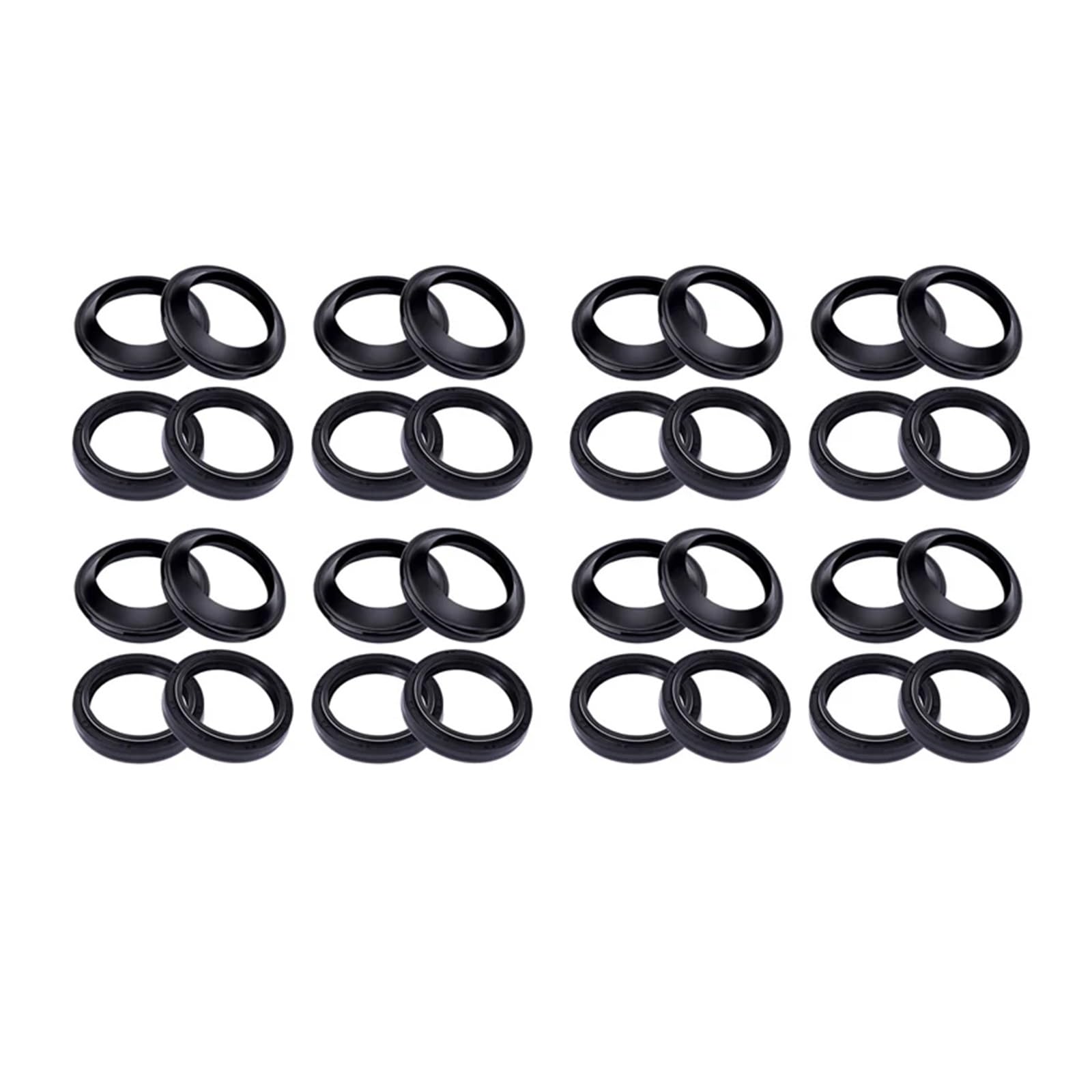 41x53x8 Gabel Dämpfer Öl Dichtung 41 53 Staub Abdeckung for GS400 GSF400 BANDIT GSF GS 400 500 GS500 SV650 SV650S ABS SV 650(16pc Seal 16pc Cover) von KPJFZFEY