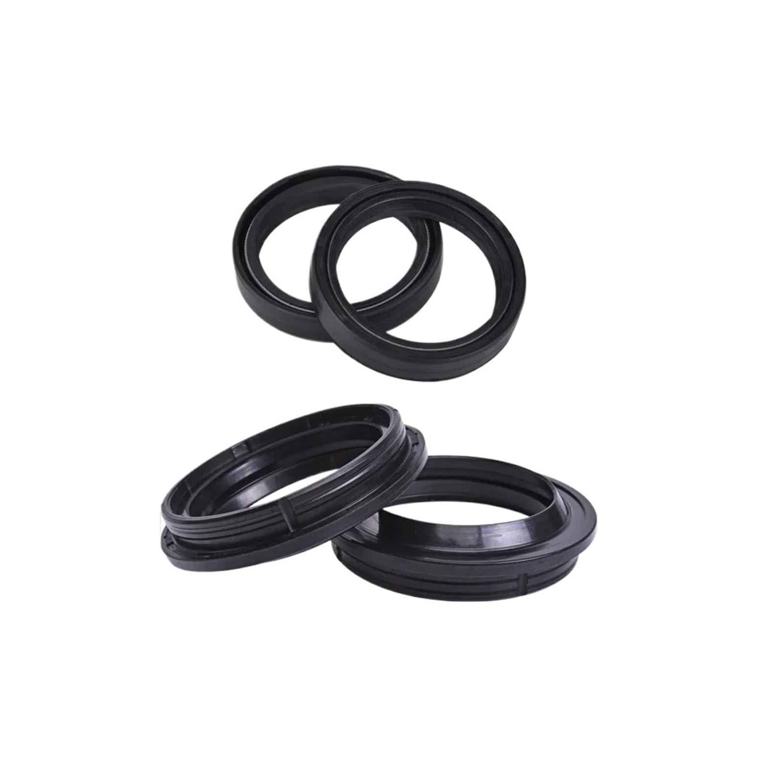 50x63x11 Motorrad Vorne Schock Gabel Dämpfer Öl Dichtung 50 63 Staub Abdeckung Lip for TE410 TE 410 H500AA SM511 SM511R SM 511(2pc Seal 2pc Cover) von KPJFZFEY