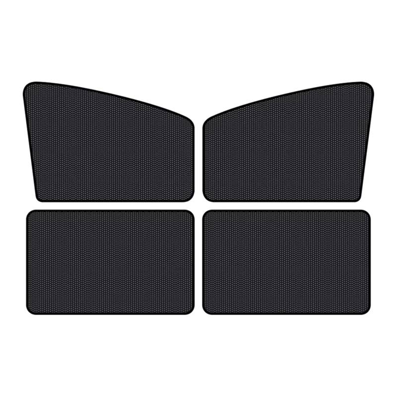 Auto Sonnenschutz Auto Seitenfenster Carbon Mesh Sonnenschutz Sommer Sonnenschutz Wärmedämmung Sonnenschutz Blindabdeckung Sonnenblende Schild Sonnenschutz Vorhang Autofenster Sonnenschutz(4PCS-Mix) von KPVEVPSTQ