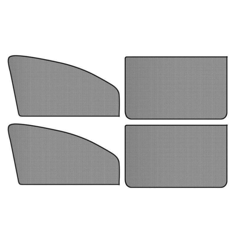 Auto Sonnenschutz Autofenster-Sonnenschutz, UV-blockierender Magnetischer Fensterschutz, Sichtschutz, Sonnenschutzvorhang Fürs Auto, Geeignet Für Die Meisten Autos Autofenster Sonnenschutz(4Pcs) von KPVEVPSTQ