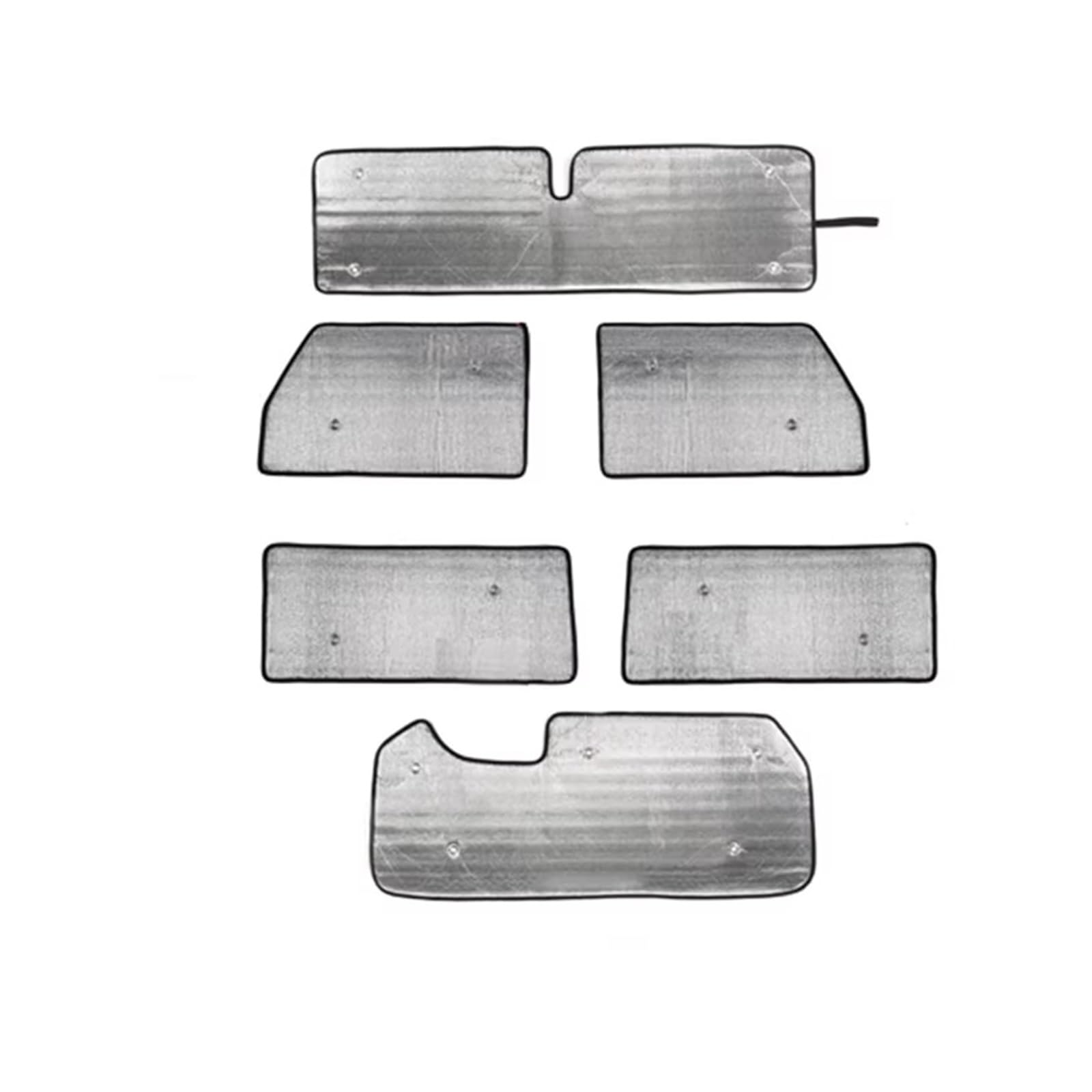 Auto Sonnenschutz Für Jeep Für Wrangler Für JK 2/4door 2007-2017 Autofenster-Sonnenschutz Aus Aluminiumfolie Autoinnenausstattung Autofenster Sonnenschutz(2-Door) von KPVEVPSTQ