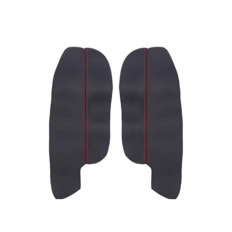 Autoinnenraum 2Pcs Auto Innen Vorne Türgriff Armlehne Panel Abdeckung Ersatz Trim Für VW Für Caddy 2014-2016 Zierrahmen(Black -red) von KPVEVPSTQ