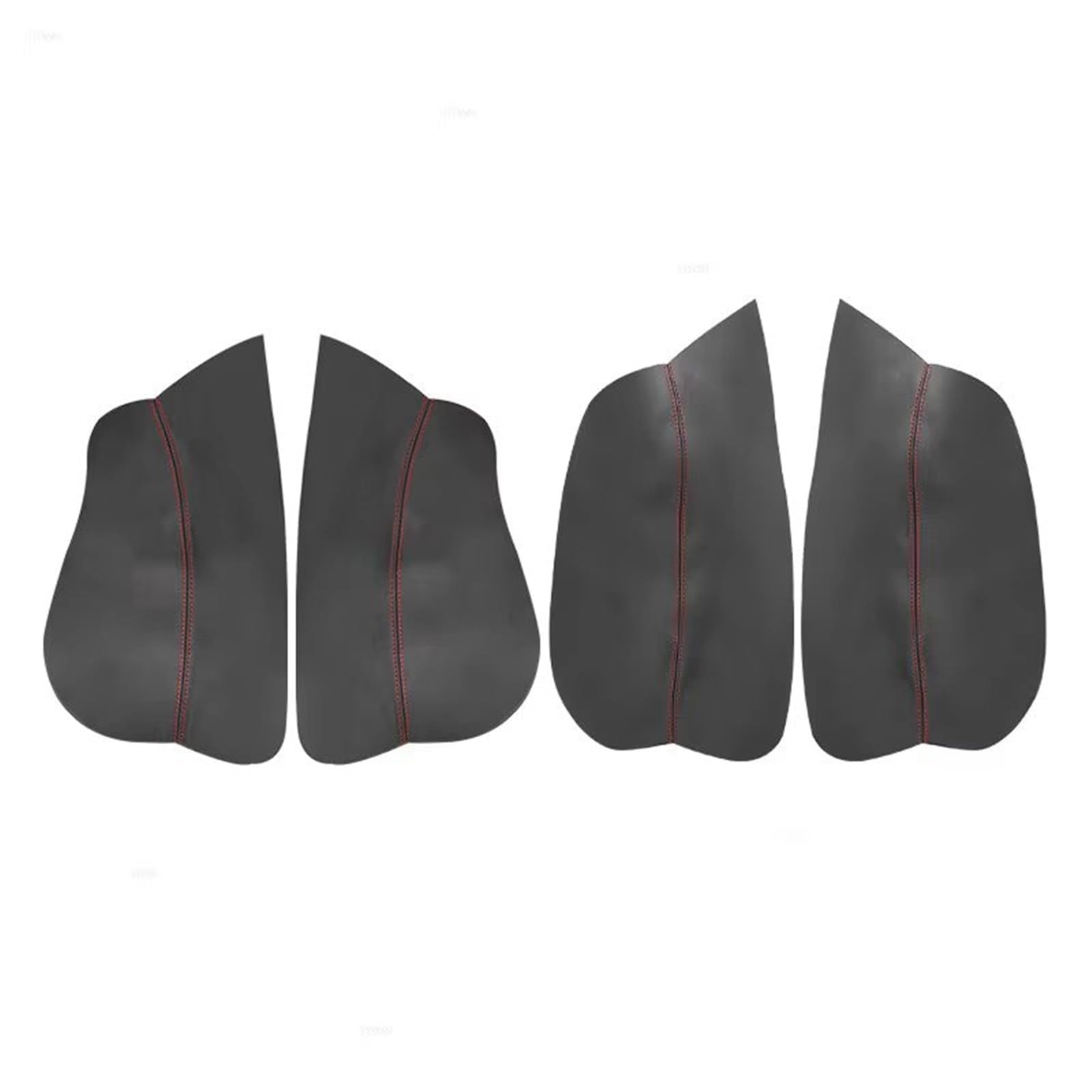 Autoinnenraum Auto Innentür Armlehne Panel Abdeckung Trim 4 Stücke Mit Halterung Armaturen Zubehör Für Citroen Für Xsara Für Picasso Zierrahmen(Black-red line) von KPVEVPSTQ