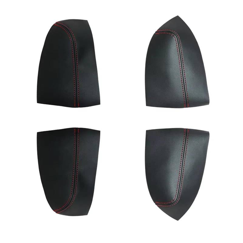 Autoinnenraum Auto Mikrofaser Leder 4 Stücke Tür Armlehne Panel Abdeckung Schutz Trim Für Subaru Für Forester 2008-2012 Zierrahmen(4xdoor armrest B-R) von KPVEVPSTQ