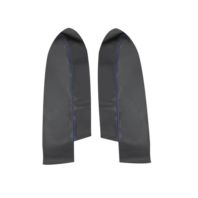 Autoinnenraum Für CRV 2007-2011 Auto-Styling Innentür Armlehne Panel Abdeckung Trim 2 Stücke Vordere Tür Armlehne Leder Abdeckung Zierrahmen(Black-Blue line) von KPVEVPSTQ