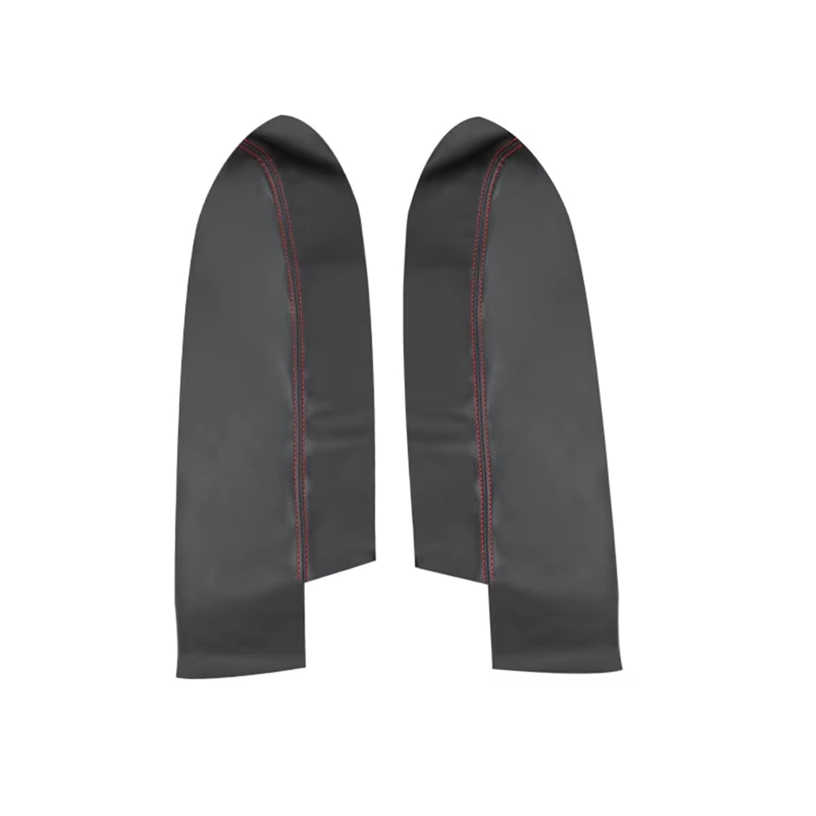 Autoinnenraum Für CRV 2007-2011 Auto-Styling Innentür Armlehne Panel Abdeckung Trim 2 Stücke Vordere Tür Armlehne Leder Abdeckung Zierrahmen(Black-red line) von KPVEVPSTQ