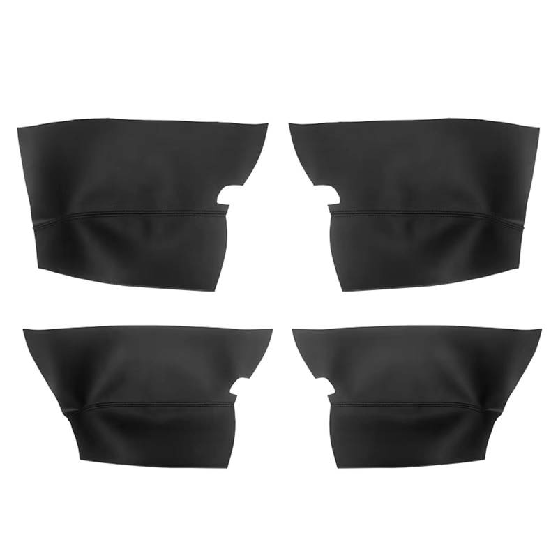 Autoinnenraum Für Fabia 2008-2014 Autotür Armlehne Panel Haut Abdeckung Aufkleber Trim Weiche Leder Tür Panel Abdeckung Zierrahmen(Black) von KPVEVPSTQ