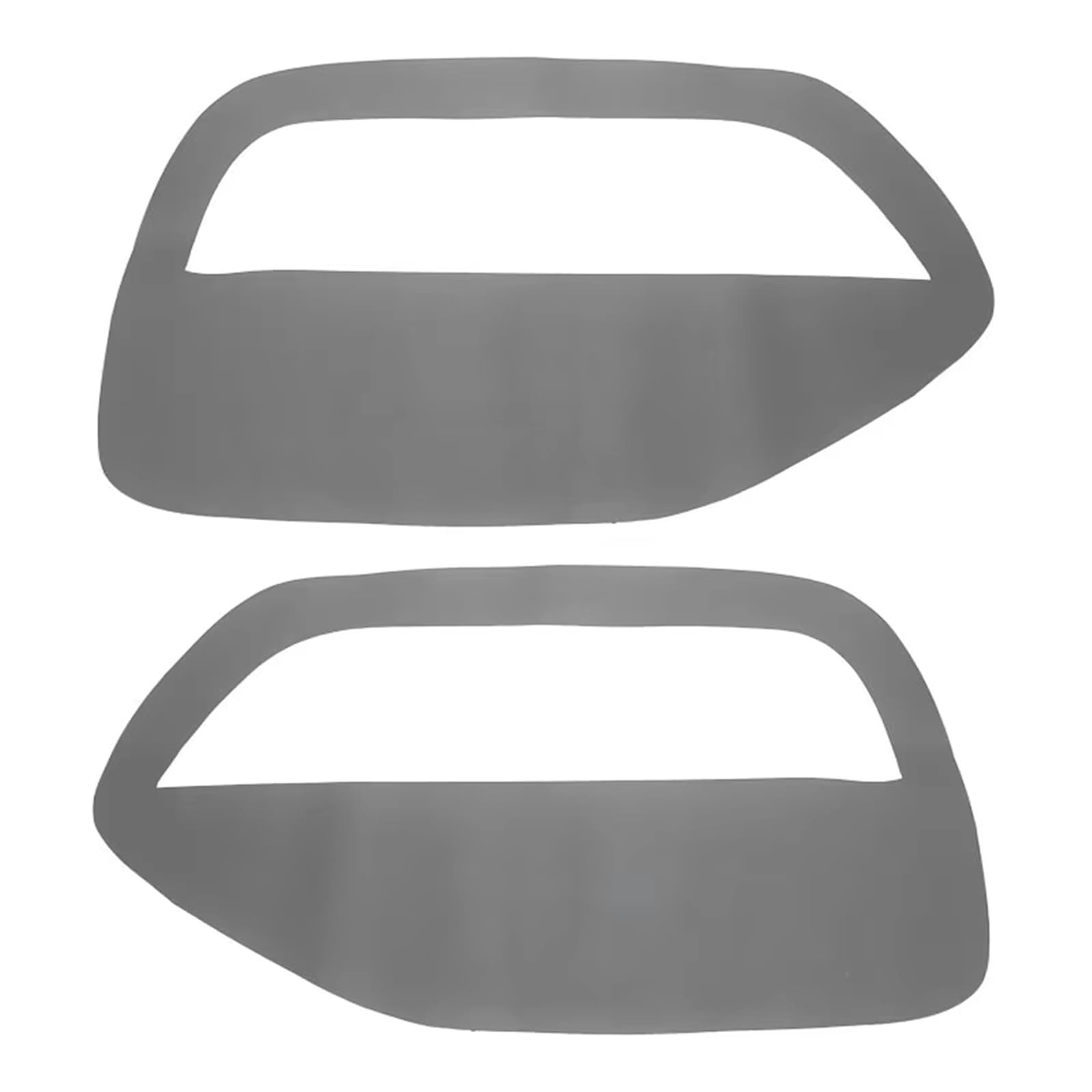 Autoinnenraum Für Ford Für Mustang 2005-2009 2X Auto Vordertür Armlehne Panel Haut Abdeckung Aufkleber Trim Weiche Leder Tür Panel Abdeckung Zierrahmen(Gray) von KPVEVPSTQ