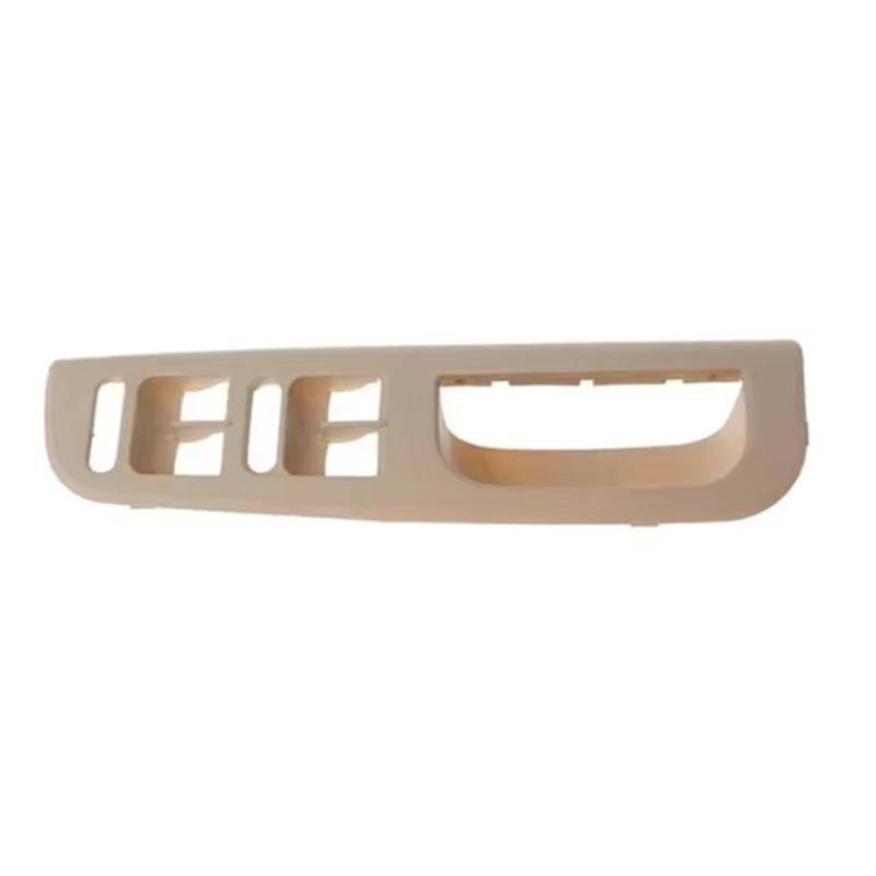 Autoinnenraum Für VW Für Passat Für B5 Für Jetta Für Bora 3 Farben Auto Innen Tür Panel Fenster Schalter Bedienfeld Lünette Trim Zierrahmen(Left Seat Beige) von KPVEVPSTQ