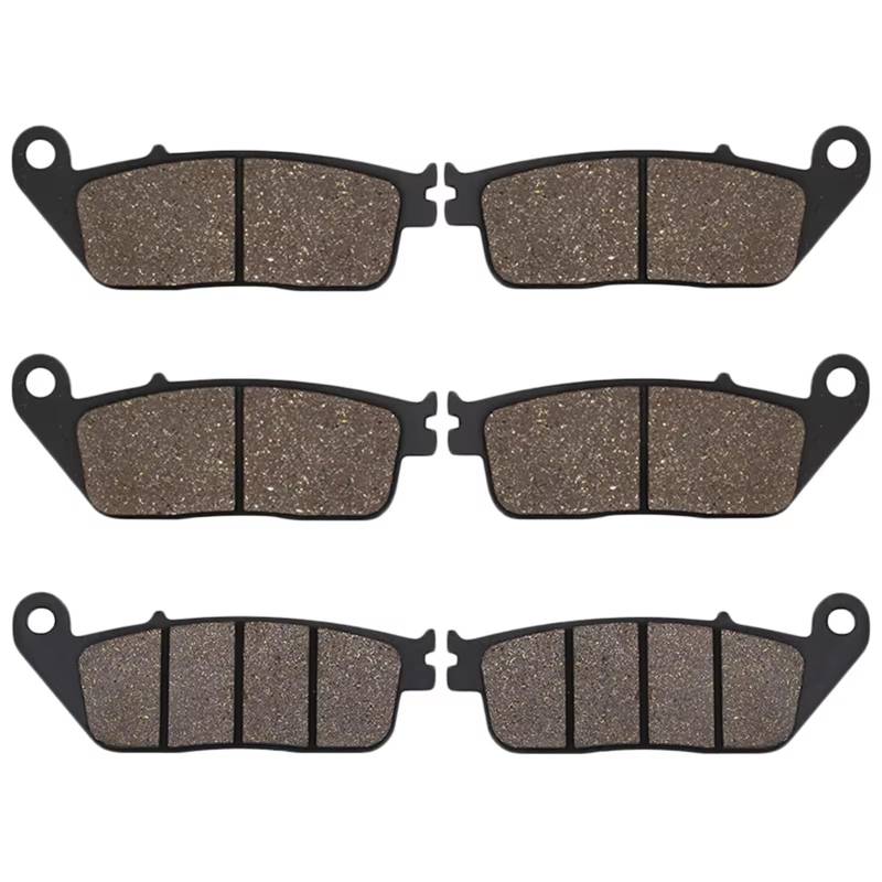 Bremsbeläge vorn und hinten Für GL1500 Für Interstate Für GL Für 1500 Für Valkyrie Für Tourer Für ST Motorrad Vorne Hinten Bremsbeläge Kit Bremsbeläge vorn(Front and Rear) von KPVEVPSTQ