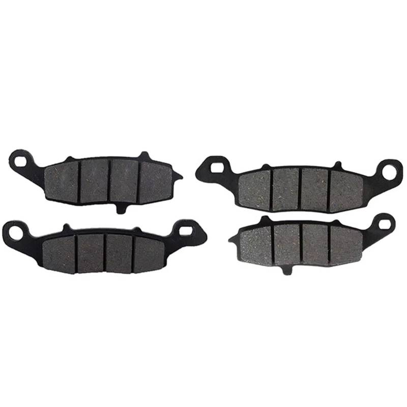 Bremsbeläge vorn und hinten Für KAWASAKI Für ER6F Für EX650 Für ER6N Für ER650 Für KLE650 Für Versys Motorrad Vorne Hinten Bremsbeläge Discs Kit Bremsbeläge vorn(Front Pads Set) von KPVEVPSTQ