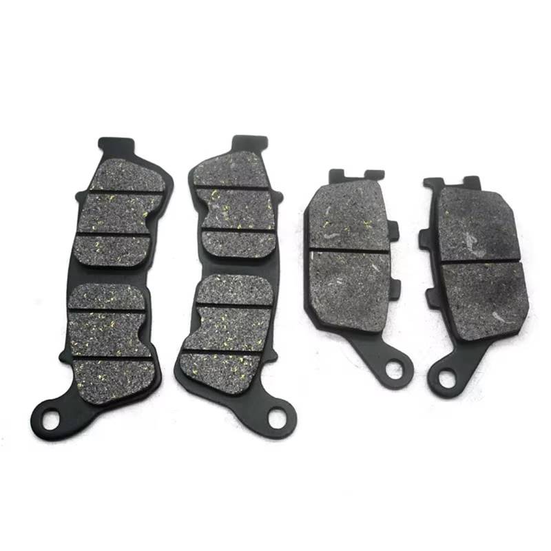 Bremsbeläge vorn und hinten Für NC700D Für Integra S Für 700 Für NC700DD Für NC700SA Für ABS Motorrad Vorne Hinten Bremsbeläge Kit Set Teile Bremsbeläge vorn(Whole Set) von KPVEVPSTQ