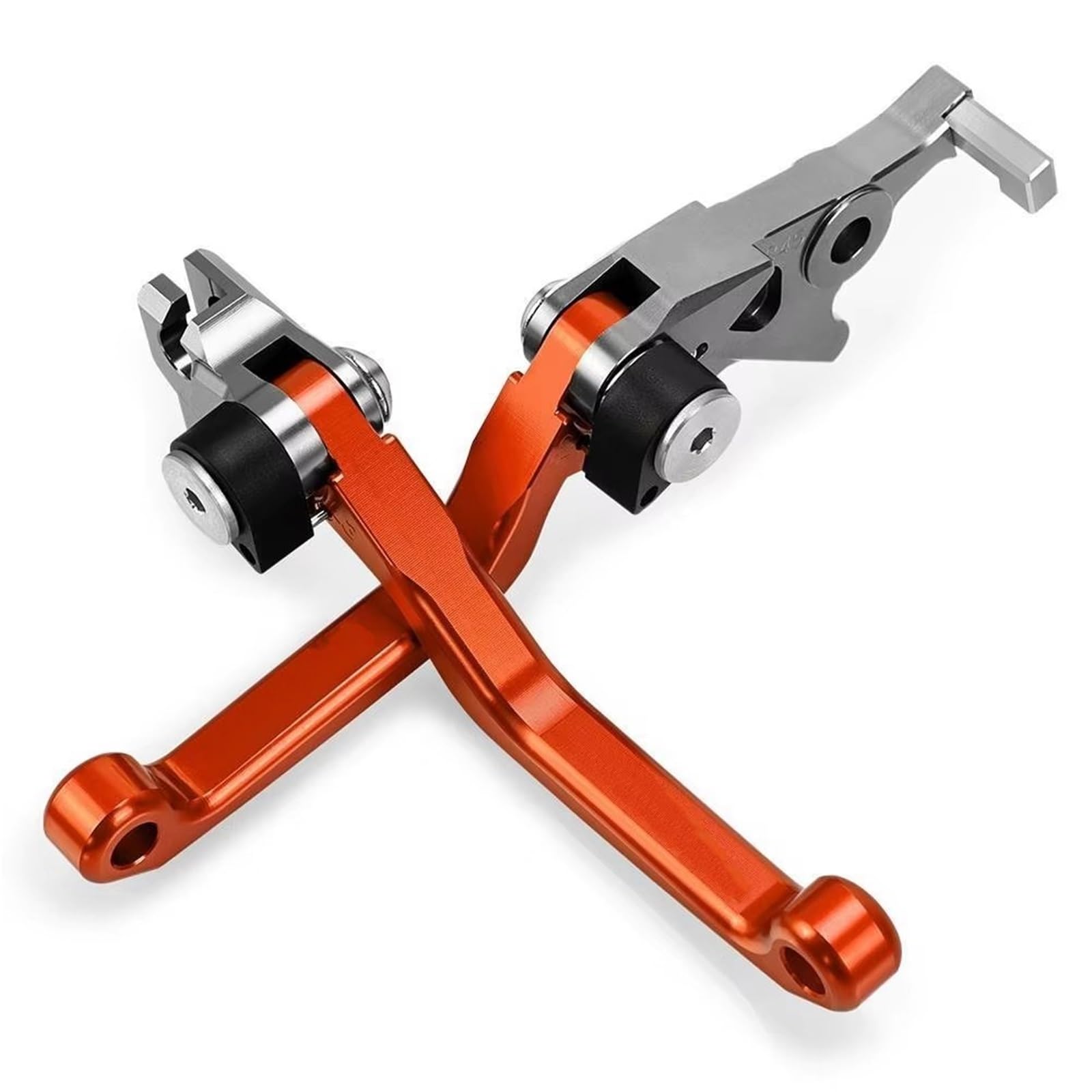 KPVEVPSTQ Bremshebel Für CRF250L 2012-2021 2020 2019 2018 Motorrad Teile Racing Bremsen Griff Dirt Bike Pivot Bremse Kupplung Hebel Motorradlenker(A pair orange) von KPVEVPSTQ