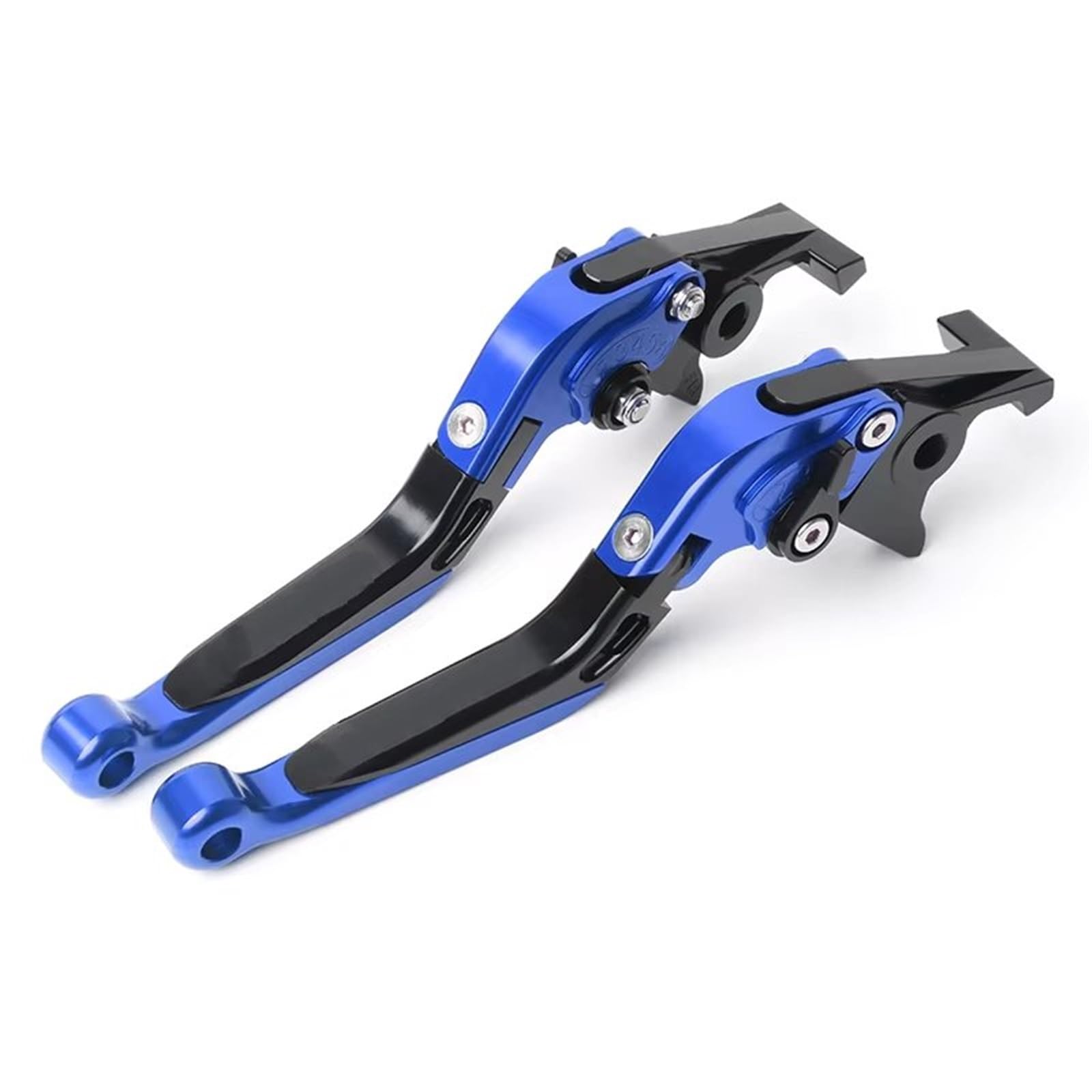 Bremshebel Für Für FZ6 Für FZ6S Für FZ6N Für FZS Kupplung Hebel Motorrad Zubehör Bremshebel Klappbar Ausziehbar Motorradlenker(Blue Black) von KPVEVPSTQ