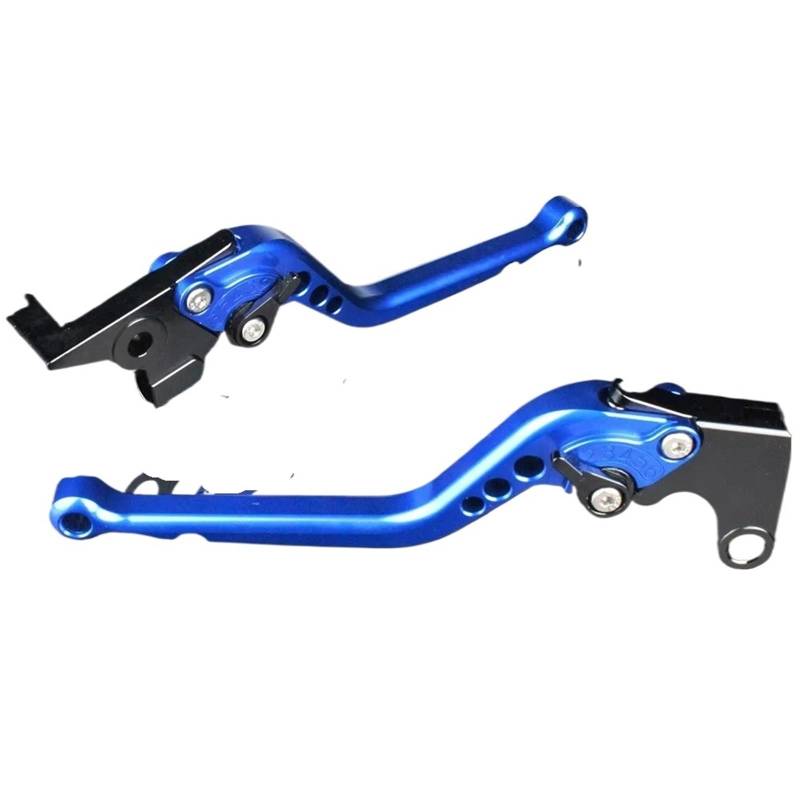 Bremshebel Für Royal Für Enfield Für 350cc Für Meteor Bremse Kupplung Hebel Hebel Griff Zubehör Motorrad Aluminium Einstellbar Motorradlenker(177mm Blue) von KPVEVPSTQ