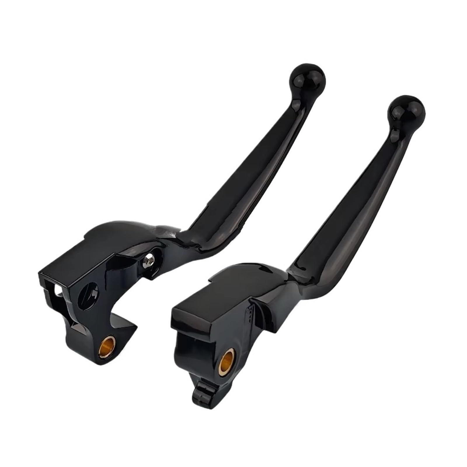 KPVEVPSTQ Bremshebel Für Sportster Für XL883 Für XL Für 1200 Kupplungshebel Links Rechts Hebel Motorrad Bremse Motorradlenker(Black) von KPVEVPSTQ