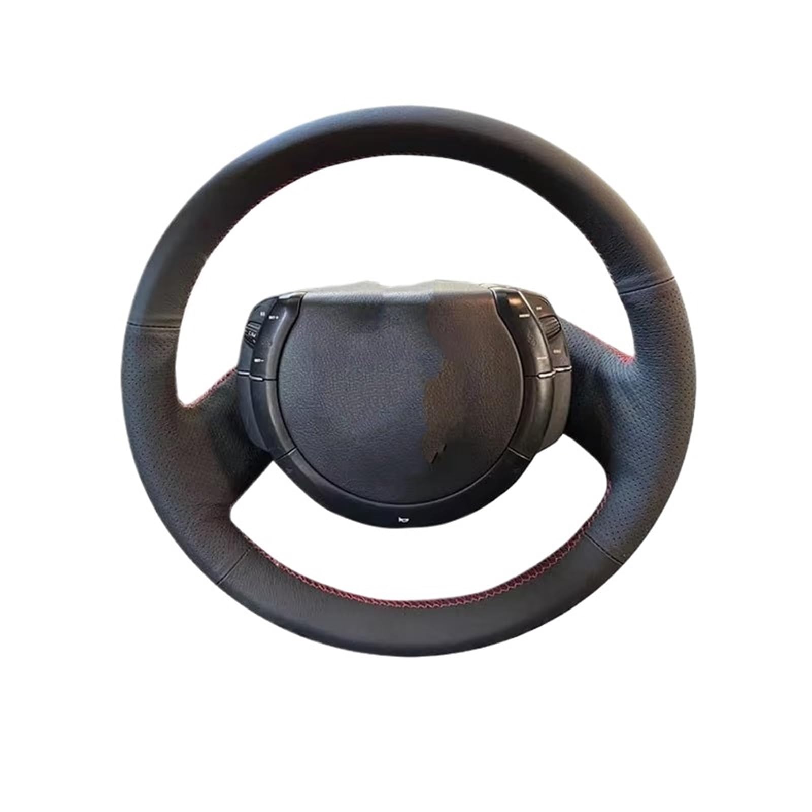 Car Steering Wheel Cover Leather Für Citroen Für Triumph Auto Lenkrad Abdeckung Auto Innen Zubehör Lenkrad Geflecht Universal Steering Wheel Cover von KPVEVPSTQ