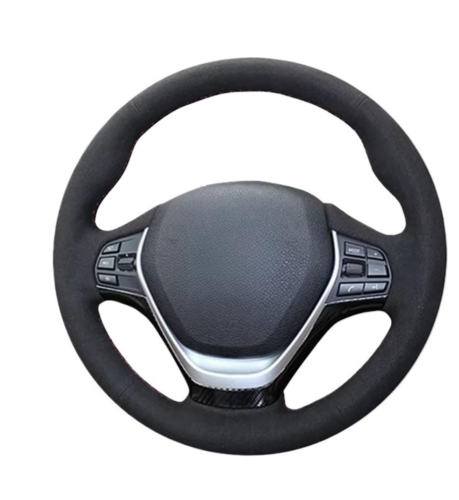 Car Steering Wheel Cover Leather Für F20 Für F45 Für F30 Für F31 Für F34 Für F32 Griff Abdeckung Innen Auto Zubehör Wildleder Auto Lenkrad Abdeckung Universal Steering Wheel Cover von KPVEVPSTQ