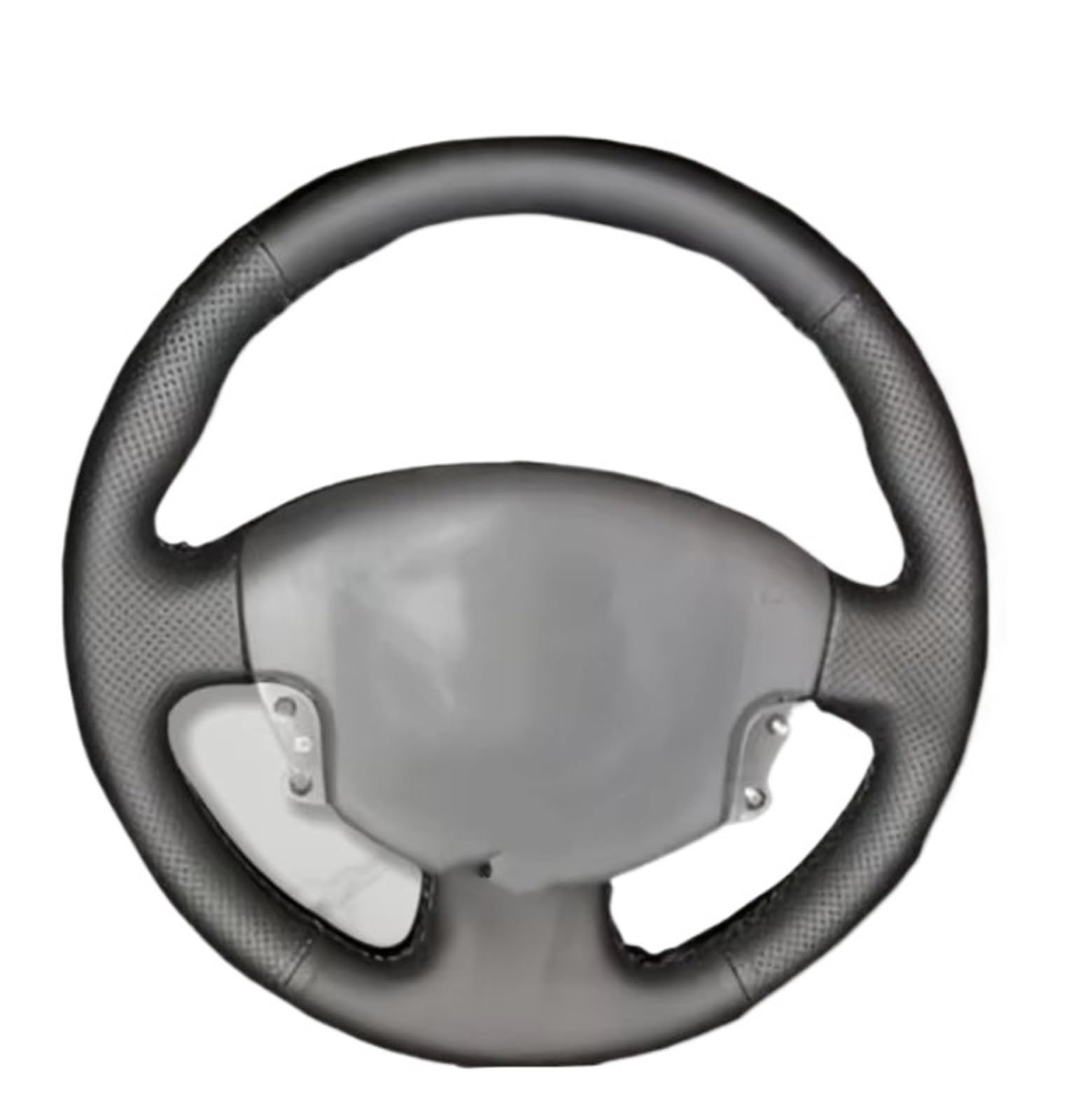 Car Steering Wheel Cover Leather Für Megane 2 2003-2008 Für Kangoo 2008 Für Scenic Lenkrad Flechten Abdeckung Auto Lenkrad Abdeckung Atmungsaktiv Universal Steering Wheel Cover von KPVEVPSTQ