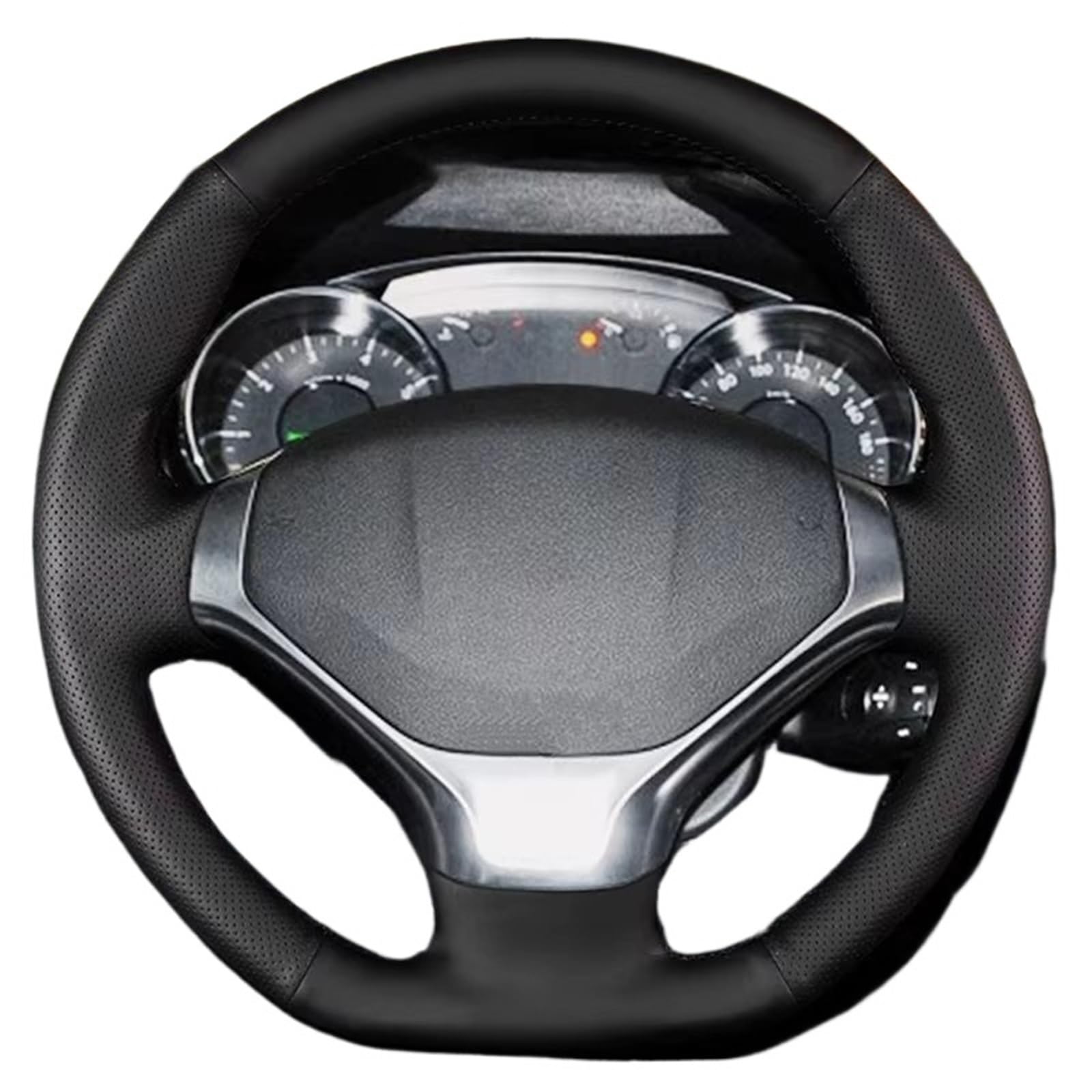 Car Steering Wheel Cover Leather Für Peugeot Für 3008 Für G1 2008 2009 2010 2011 2012-2015 Auto Lenkrad Abdeckung Auto Innen Auto Styling Universal Steering Wheel Cover von KPVEVPSTQ