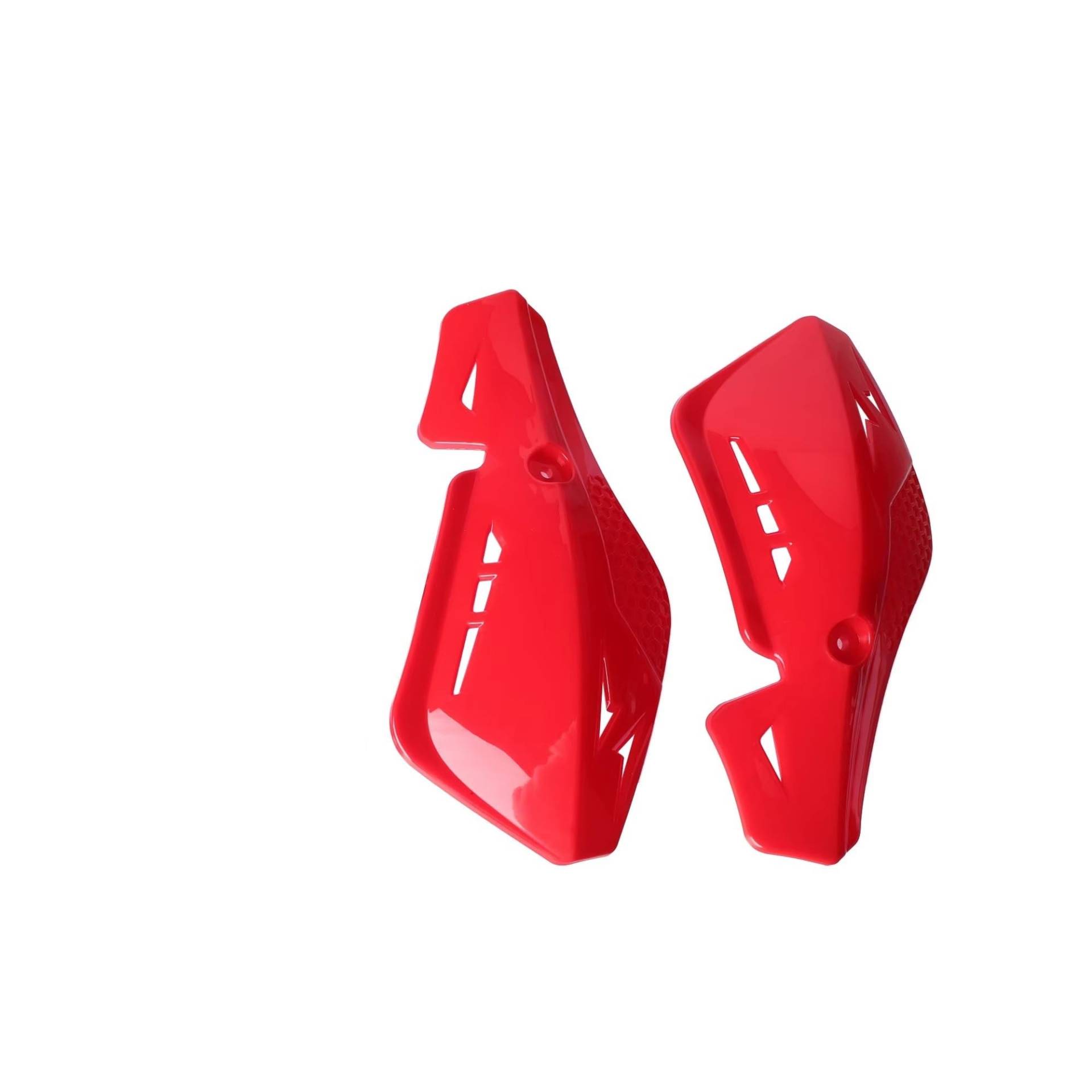 Handschützer Für 150ccm Für Pit Für Dirt Für Bike Universal 22mm Motorrad Griff Hand Guards Protector Handschutz Lenker Schutz Motorrad-Handschützer(Red) von KPVEVPSTQ