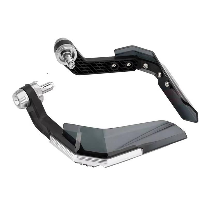 Handschützer Universal Motorrad Hand Guards Protector Aluminium Legierung Wind Protector Motorrad Hand Grip Abdeckungen Motorrad Manschetten Abdeckungen Motorrad-Handschützer(Silver) von KPVEVPSTQ