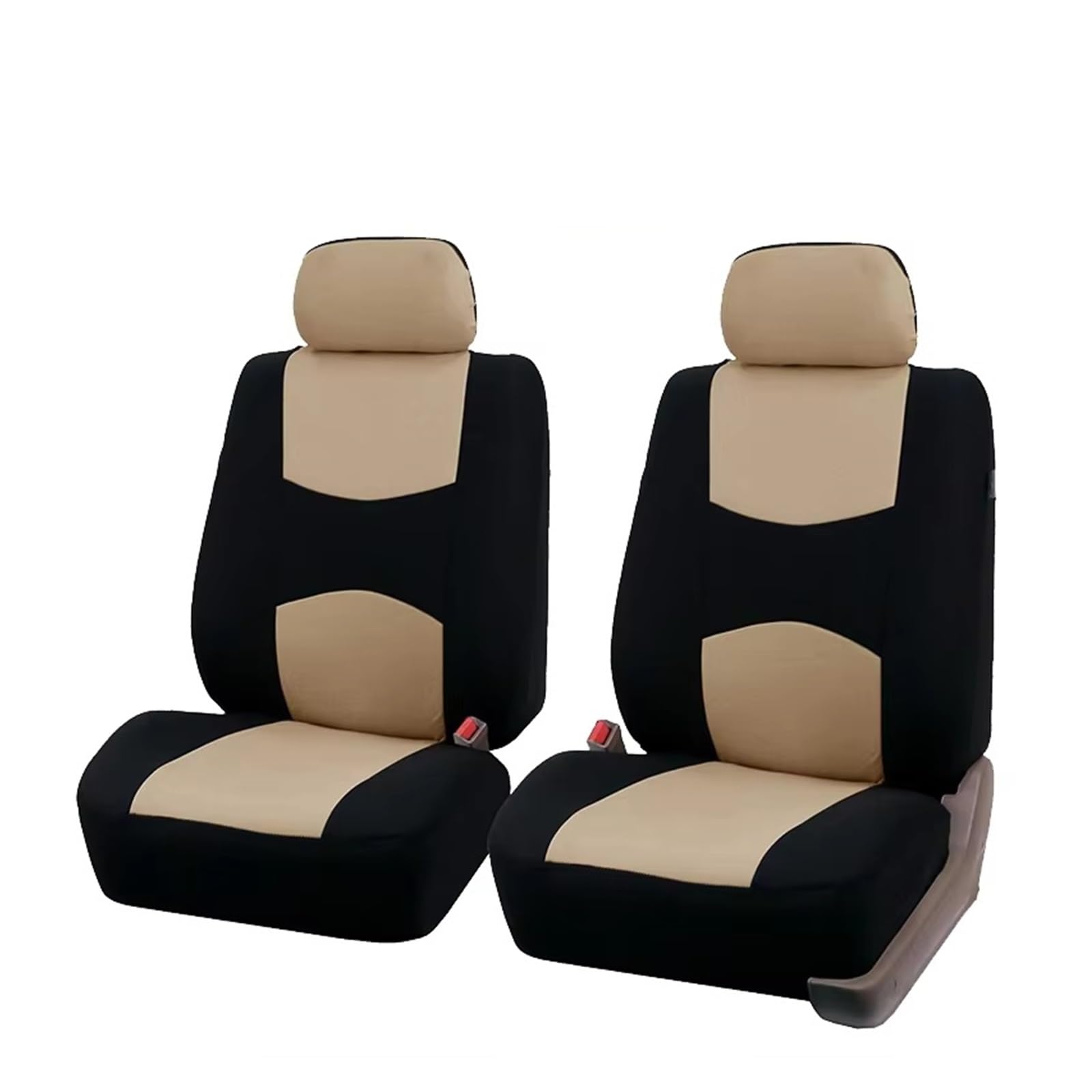 KPVEVPSTQ sitzschoner Schonbezug Autositz Autositzbezüge, Staubdicht, Schmutz- Und Abriebfest, Autositzschutz, Innendekoration Autositzbezüge Sitzbezug(2 Piece beige Covers) von KPVEVPSTQ