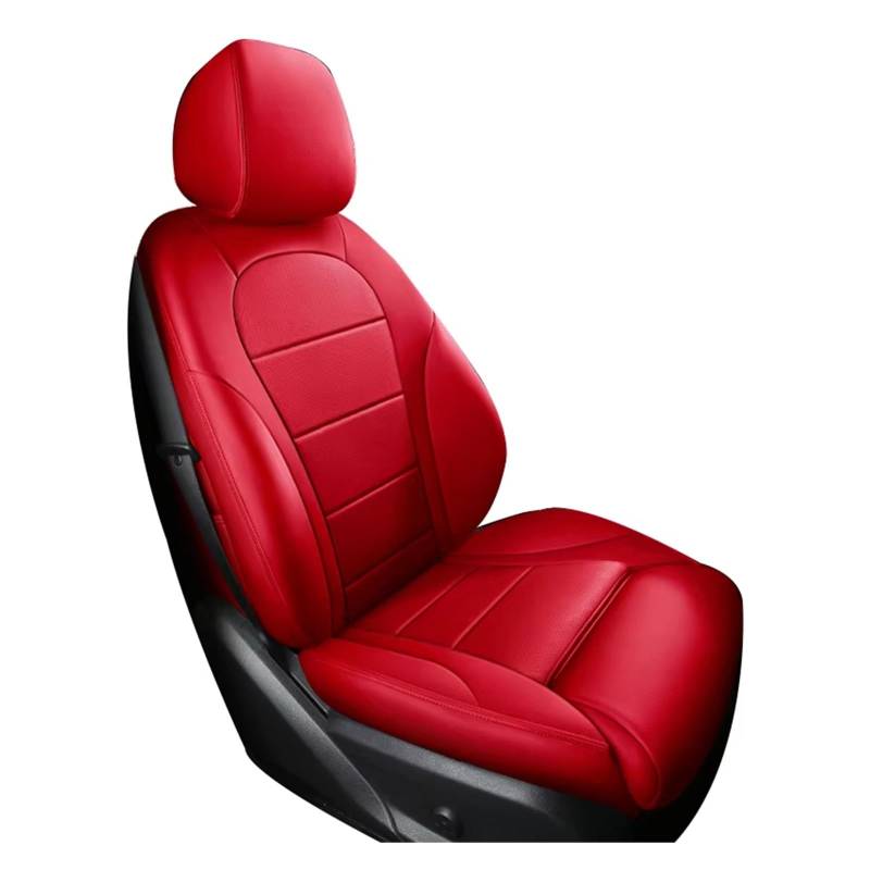 KPVEVPSTQ sitzschoner Schonbezug Autositz Autositzbezug Für Benz Für W211 Für W204, Wasserdicht, Individuelles Luxus-Leder, Autozubehör Autositzbezüge Sitzbezug(1Pcs-Red) von KPVEVPSTQ