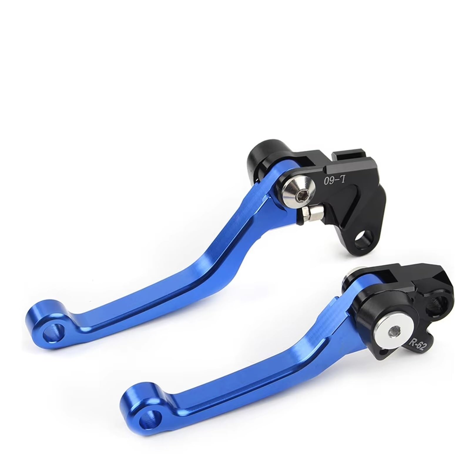 Kupplungshebel 1 Paar Motorrad Pivot Bremse Kupplung Hebel Für Suzuki Für RM125/RM250/RM85 Motorrad Dekorieren Zubehör Kupplungsarmatur(Blue) von KPVEVPSTQ