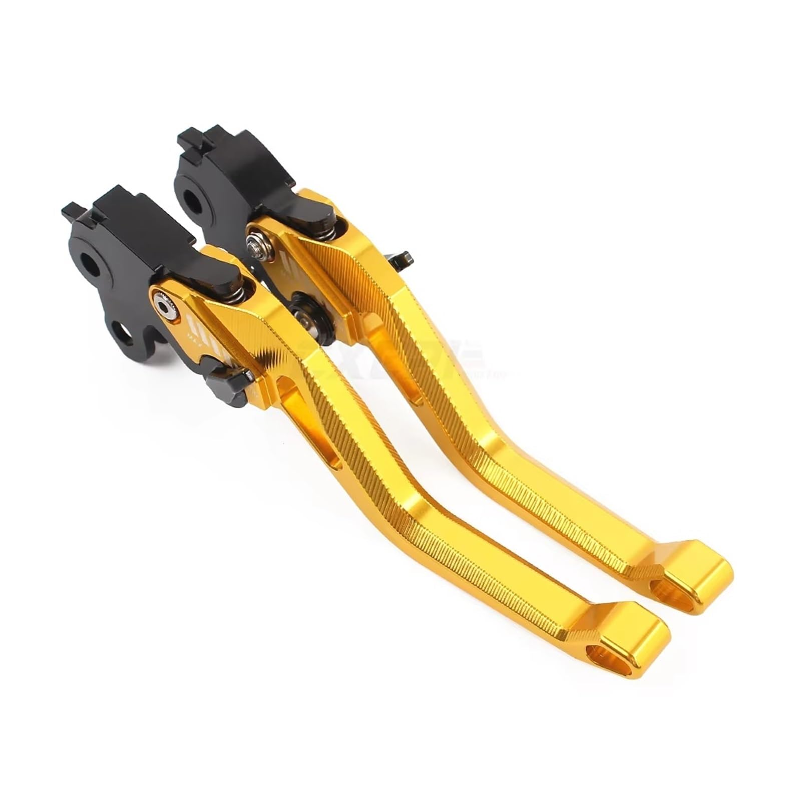 Kupplungshebel CNC Einstellbare Motorrad Bremse Kupplung Hebel Für Suzuki Für GSXR Für GSX-R 600/750/1000 2009-2022 Motorrad Zubehör Kupplungsarmatur(Gold) von KPVEVPSTQ