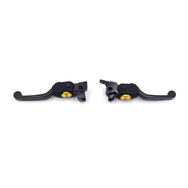 Kupplungshebel Für BREMBO 2014-2024 CNC Motorrad Kupplung Bremshebel Griff 1 Paar Legierung Klapp 7 Gänge Einstellbare Lenker Kupplungsarmatur(Black Set) von KPVEVPSTQ