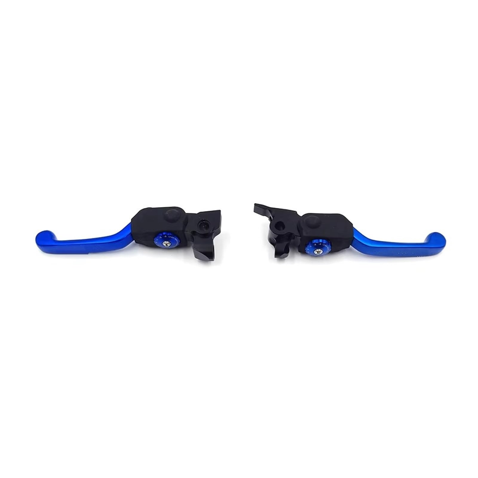 Kupplungshebel Für BREMBO 2014-2024 CNC Motorrad Kupplung Bremshebel Griff 1 Paar Legierung Klapp 7 Gänge Einstellbare Lenker Kupplungsarmatur(Blue Set) von KPVEVPSTQ