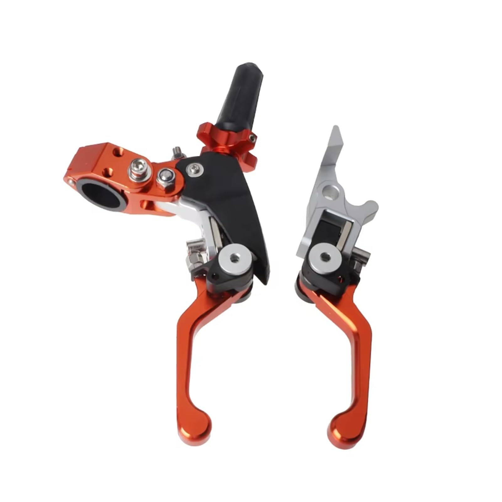 Kupplungshebel Für CR Für CRF Motorrad CNC Aluminium Legierung Kupplung Grip Arbeitssparende Anti-Fall Klapp Kupplung Bremshebel Kupplungsarmatur(Orange) von KPVEVPSTQ