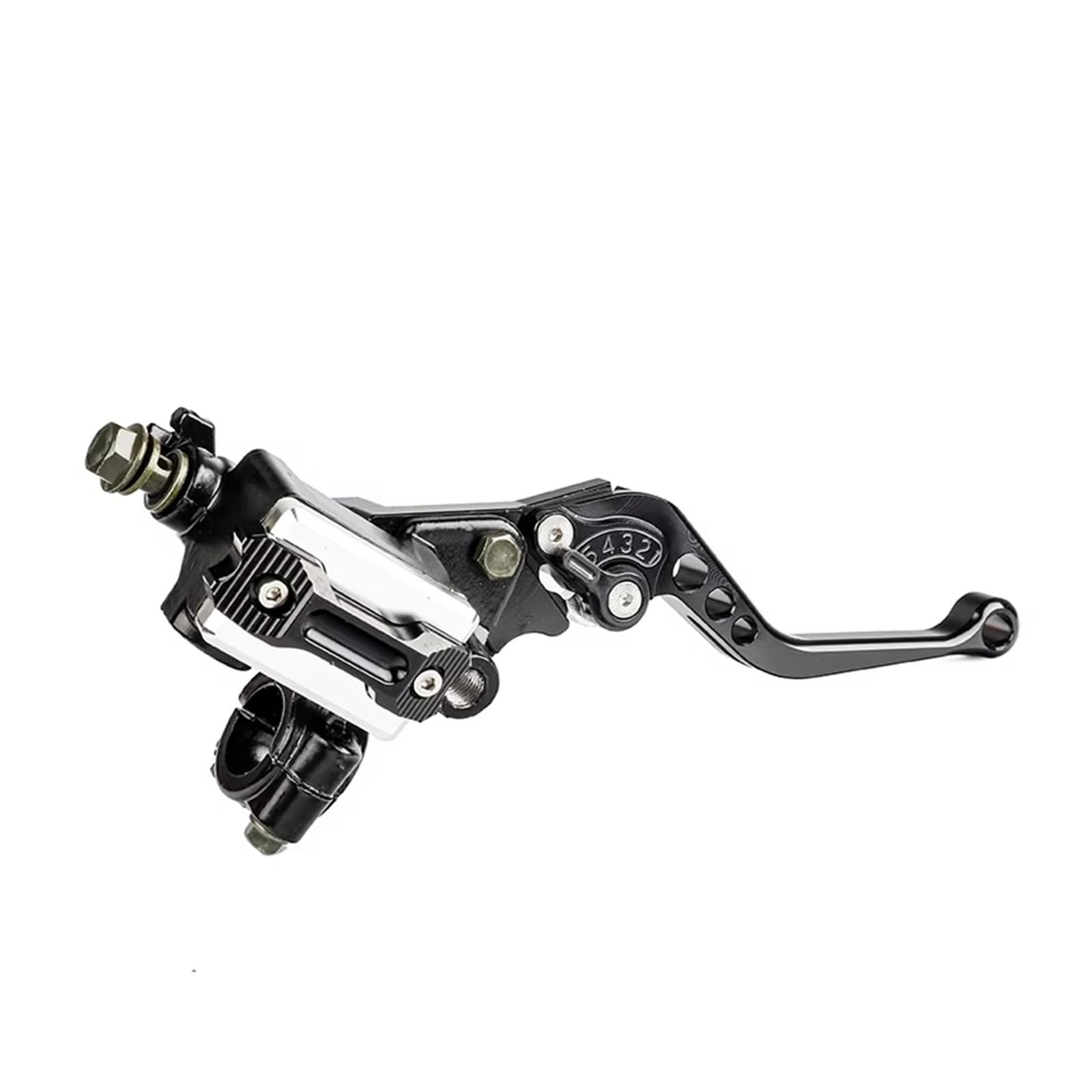 Kupplungshebel Für Die Meisten Motorräder 1 Paar 7/8 Zoll (22 Mm) CNC-Aluminium-Bremskupplungs-Hauptzylinder-Reservoirhebel Motorradzubehör Kupplungsarmatur(Black Right Brake) von KPVEVPSTQ