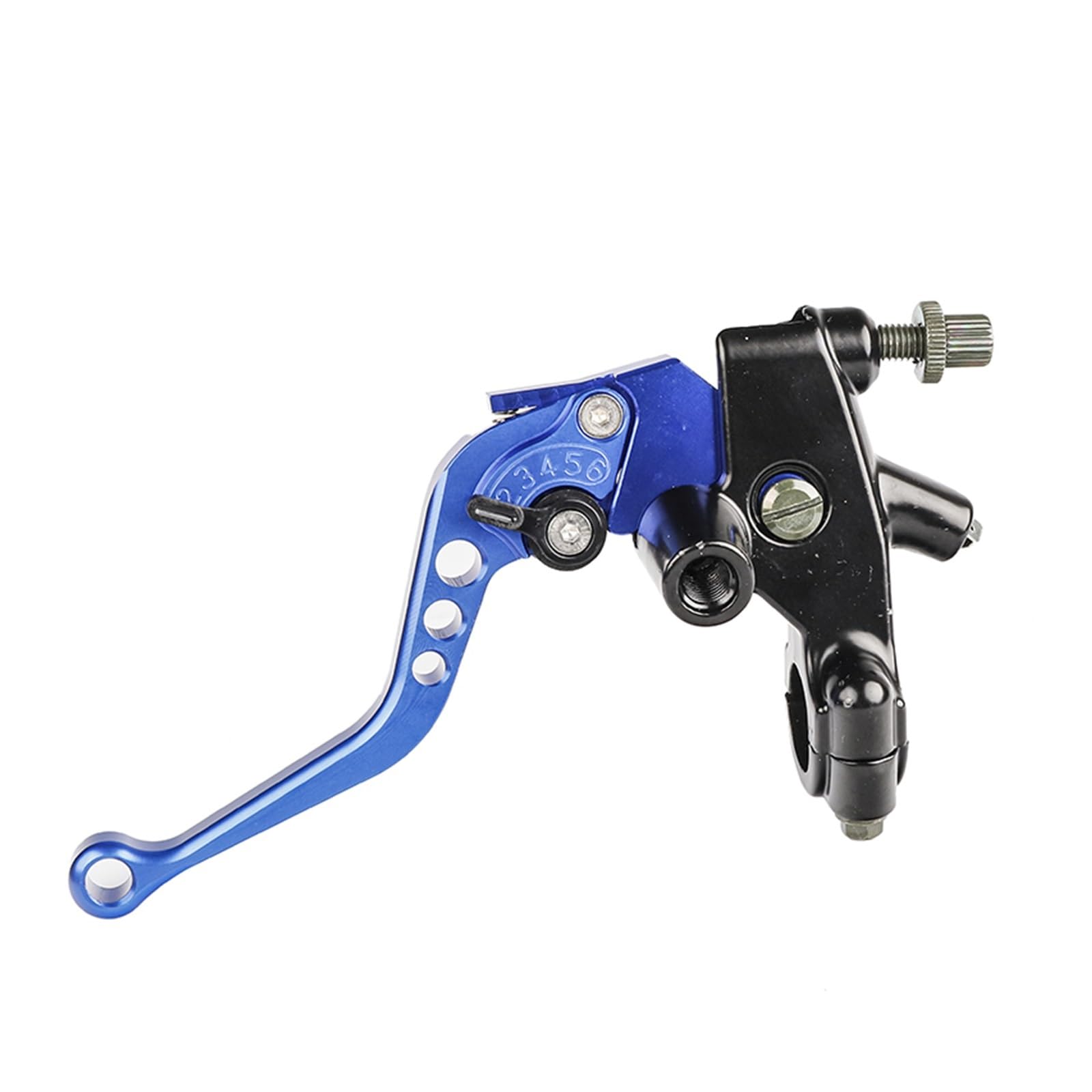 Kupplungshebel Für Die Meisten Motorräder 1 Paar 7/8 Zoll (22 Mm) CNC-Aluminium-Bremskupplungs-Hauptzylinder-Reservoirhebel Motorradzubehör Kupplungsarmatur(Blue Left Clutch) von KPVEVPSTQ