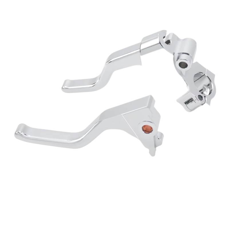 Kupplungshebel Für Sportster XL 883 1200 Für Eisen 48 2014-2022 Motorrad Kurz Bremse Kupplung Hebel 1'' 25mm Griff Barsch Bremshebel Kupplungsarmatur(Chrome Brake Clutch) von KPVEVPSTQ