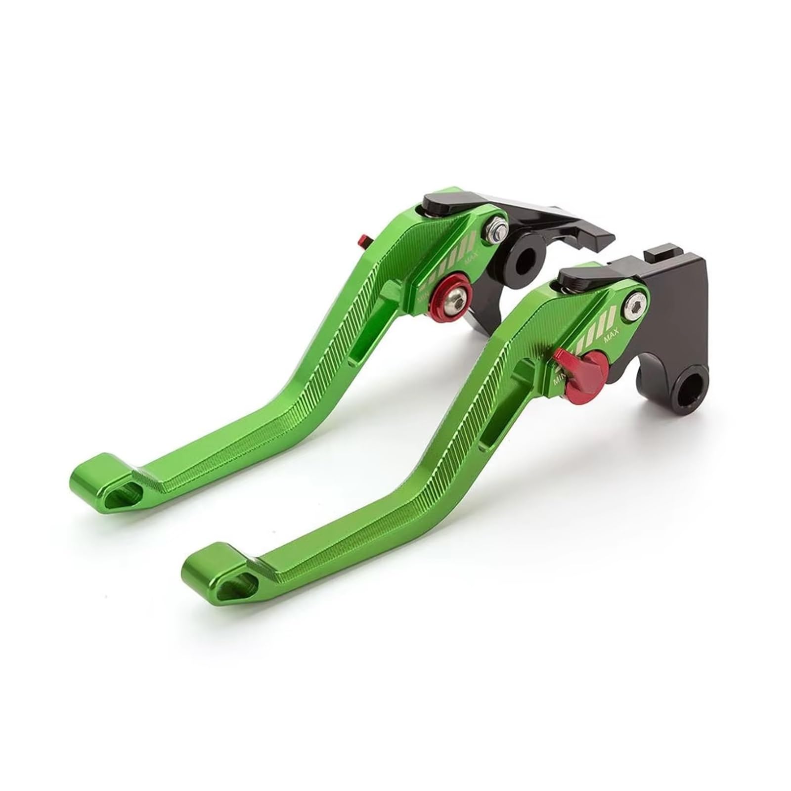 Kupplungshebel Für Yamaha Für MT-01 2004-2009 Motorrad Bremse Kupplung Hebel 3D CNC Einstellbare Motorrad Bremshebel Griff Zubehör Kupplungsarmatur(Short Green) von KPVEVPSTQ