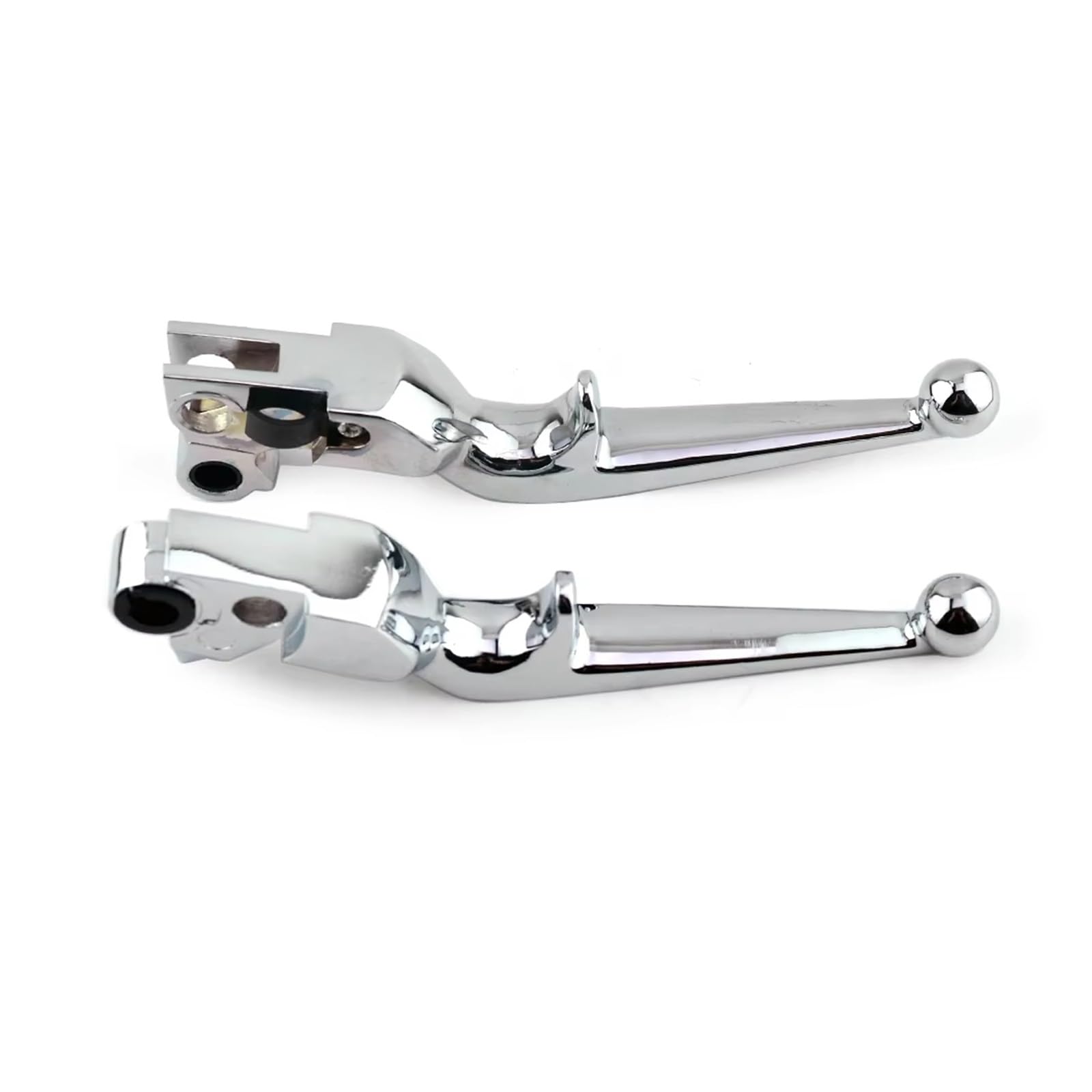 Kupplungshebel Motorrad Bremse Kupplung Hebel Für Sportster Für XL 883 1200 Für Touring Für Dyna Griff Kabel Shifter Hebel Kupplungsarmatur(Chrome) von KPVEVPSTQ