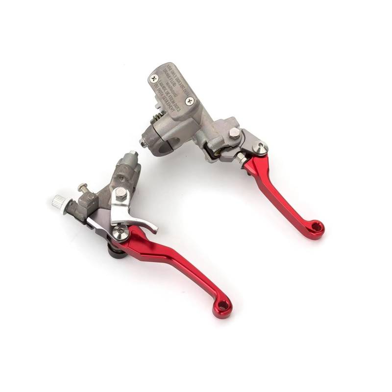 Kupplungshebel Motorrad Hauptbremszylinder Reservoir Bremskupplungshebel FÜR CRF250R FÜR CRF450R FÜR CRF230F FÜR XR250 FÜR XR230 Kupplungsarmatur(Red) von KPVEVPSTQ