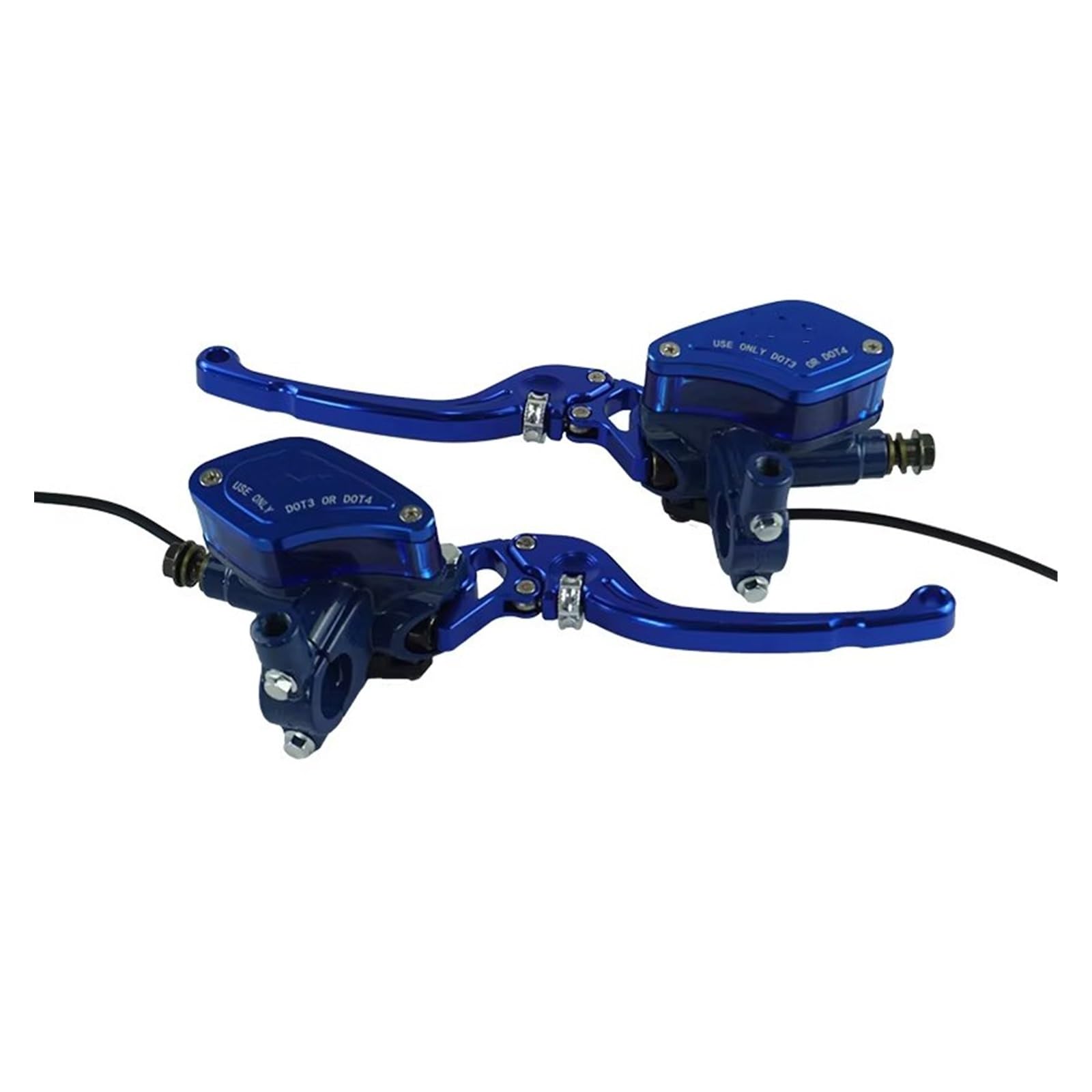 Kupplungshebel Motorrad-Hebel, Verstellbarer Griff, Hydraulische Kupplung, Bremspumpe, Hauptzylinder, Geeignet Für Die Meisten Motorräder Kupplungsarmatur(Blue) von KPVEVPSTQ