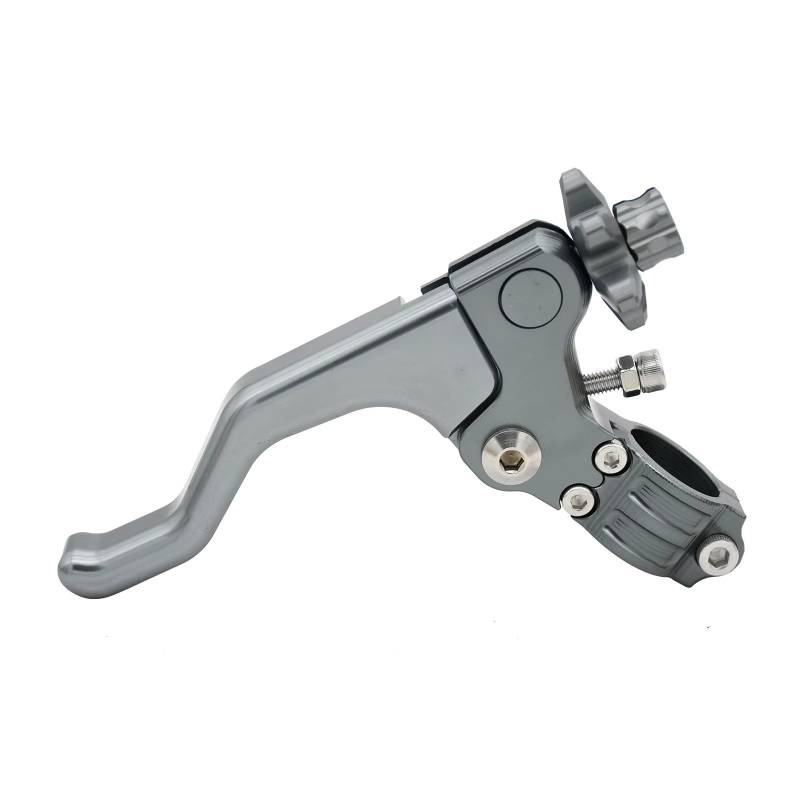 Kupplungshebel Motorrad Kurze Stunt Kupplung Hebel 7/8 "22mm Für Suzuki Für RM85 Für RM125 Für RM250 Für RMZ250 Wasserdicht Kupplungsarmatur(Titanium) von KPVEVPSTQ