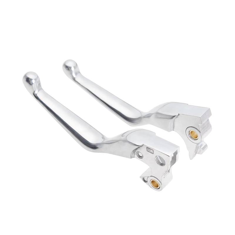 Kupplungshebel Motorrad Zubehör Für Sportster XL 883/1200 Für Eisen 883/XL883N/1200/XL1200NS Hand Control Griff Bremse Kupplung Hebel Kupplungsarmatur(1 Pair Silver) von KPVEVPSTQ