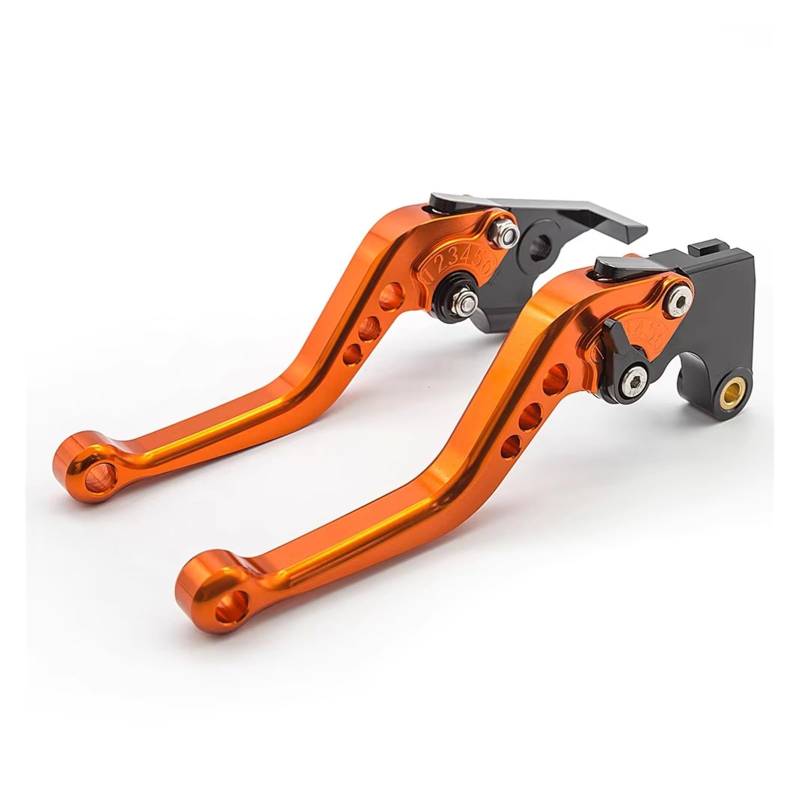 Kupplungshebel Motorradbremskupplungshebelzubehör Für Valkyrie 1500 Für GL1500 1997-2003 Motorradzubehör Kupplungsarmatur(Orange 147mm) von KPVEVPSTQ