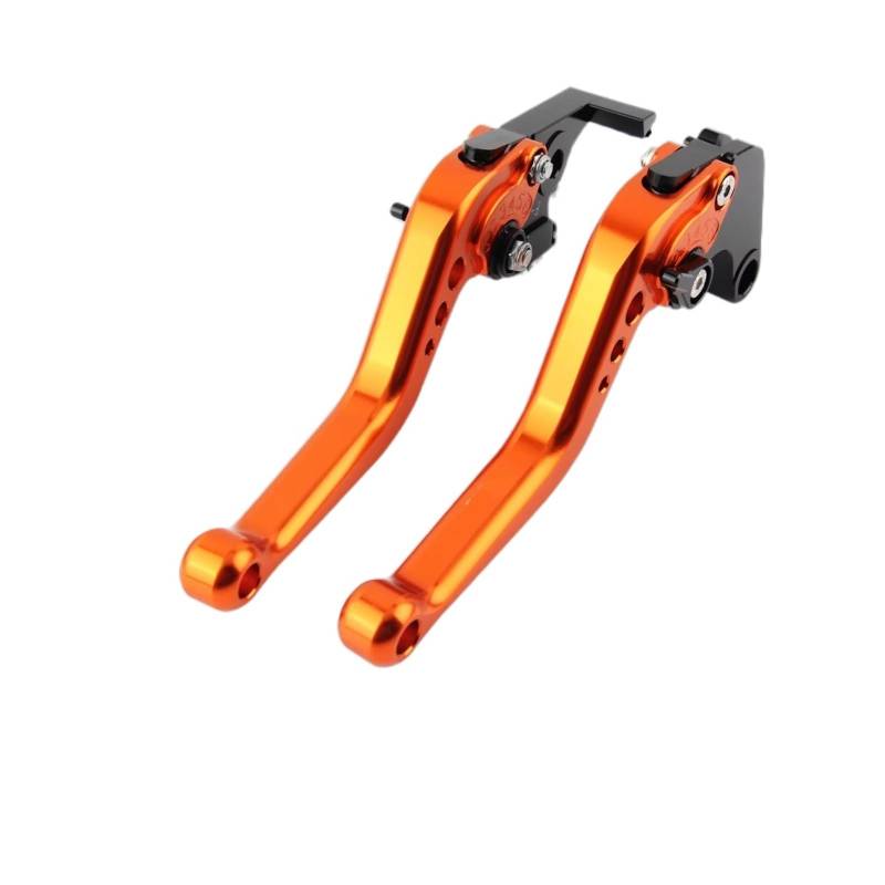 Kupplungshebel Motorradzubehör Kurze Bremskupplungshebelgriffe Für CBR600RR 2003-2006 Motorradzubehör Kupplungsarmatur(Orange) von KPVEVPSTQ