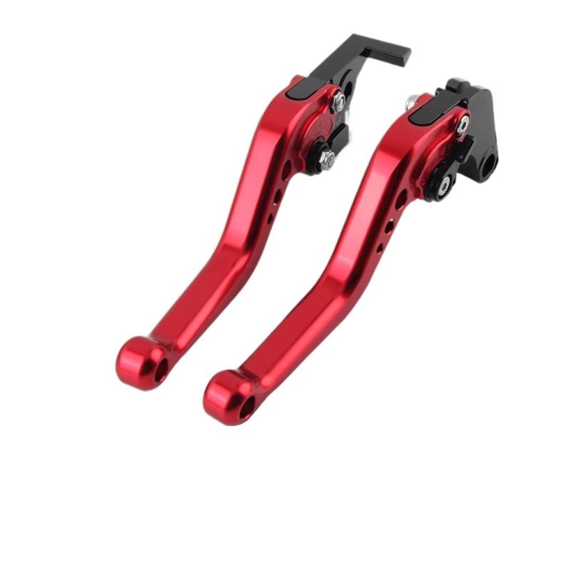 Kupplungshebel Motorradzubehör Kurze Bremskupplungshebelgriffe Für Ducati Für Monster 696 2008-2014 Für Monster 796 2010-2016 Kupplungsarmatur(Red) von KPVEVPSTQ