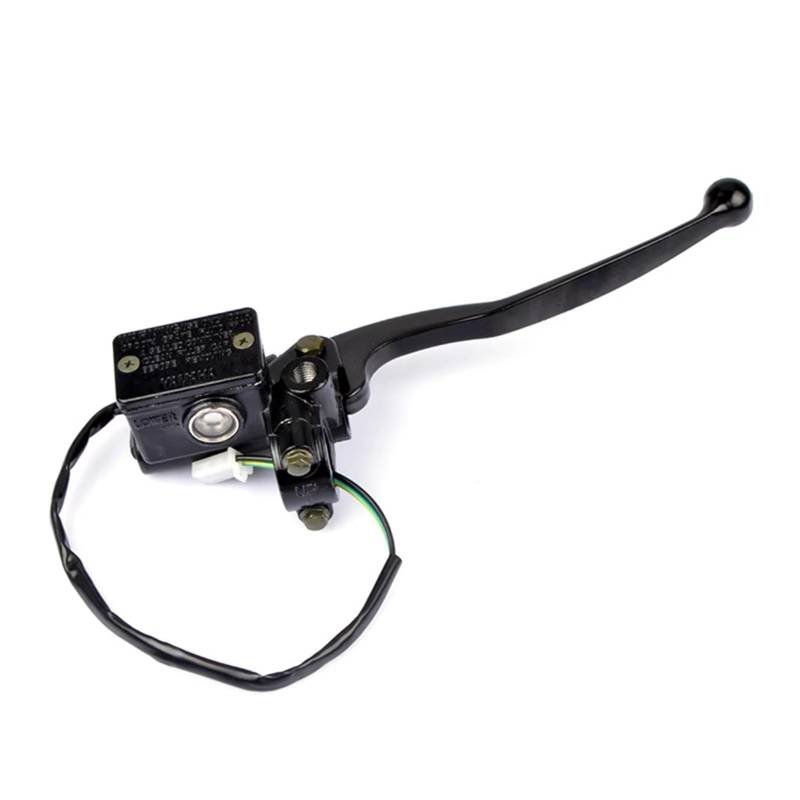 Kupplungshebel Vorderradbremse Kupplungshebelpumpe Hydraulikpumpe Zylinderbaugruppe Für Yamaha Für TW 125 1999–2004 Griff Bremshauptbremsflüssigkeit Calipe Kupplungsarmatur(Right with Pump 1pc) von KPVEVPSTQ