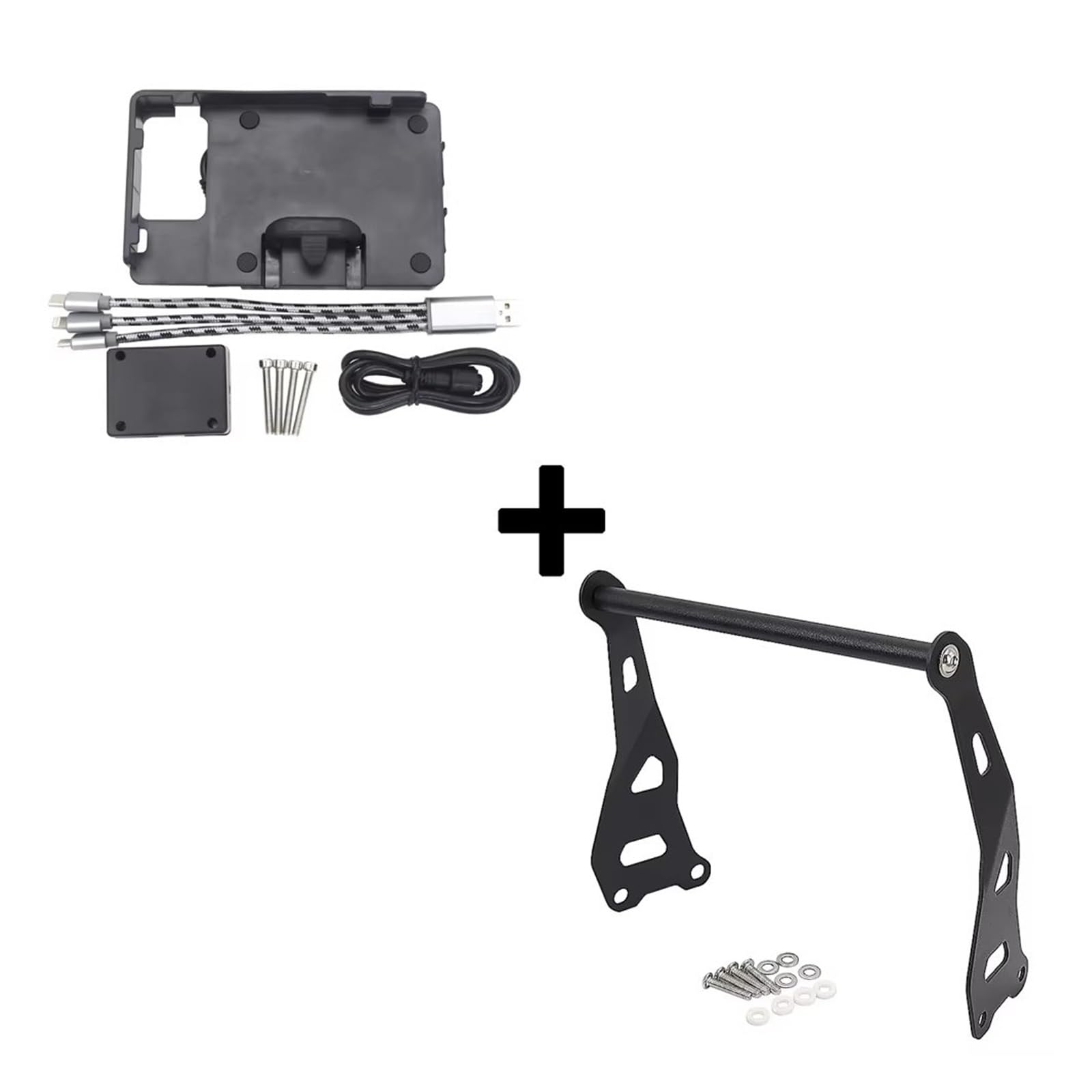 Motorrad-Handyhalter Für ROYAL Für Enfield Für Himalayan 2016-2020 Handy Halter Motorrad GPS Navigation Halterung Zubehör GPS-Telefonhalter(B and 12mm) von KPVEVPSTQ