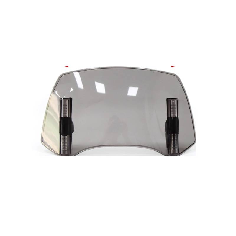 Windschild Für Alle Motorradteile. Motorrad-Windschutzscheibenverlängerung, Verstellbarer Spoiler, Für Anklemmen An Den Windschutzscheibenabweiser Windabweiser(300cm Grey) von KPVEVPSTQ